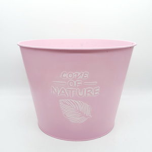 Vaso da fiori in ferro di metallo vaso da <span class=keywords><strong>giardino</strong></span> fioriera nordico personalizzato <span class=keywords><strong>amore</strong></span> per la natura secchio di zinco - Product Image 5