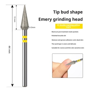 Diamond <b>Nail</b> Drill Bits Head Electric Polishing Machine specialized for Repairing Dead Skin <b>Nail</b> Drill Grinding Head Promotion - Product Image 3