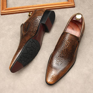 Zapatos de vestir de cuero Oxford de alta gama para hombre, con cordones, para negocios, formales, al por mayor. - Product Image 2