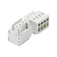 Conector Hembra Serie 6351XX 2-24, Bloque de Terminales de Resorte de 4 Pines, Conector de Cable Eléctrico, Tipo Tornillo, Bloques de Terminales para PCB