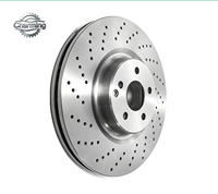 Premium OEM-Ersatzteil OE # 2304210712 2214211812 Gebohrte Belüftete Beschichtete Scheibenbremse für Mercedes CL C216 SL R230 Sportwagen, Neu