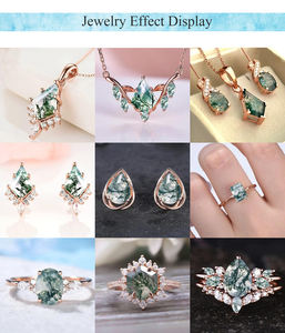 अर्ध-कीमती पत्थर प्राकृतिक एगेट पत्थर के मटर आकार 6x8 मिमी एगेट - Product Image 6