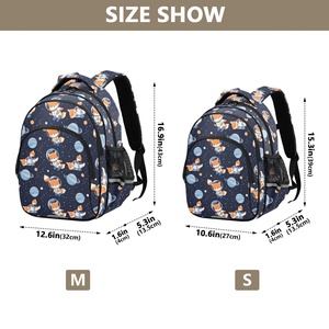 Sac à dos scolaire unisexe grande capacité imperméable pour élèves du primaire, motif personnalisé imprimé avec des personnages pour enfants - Product Image 4