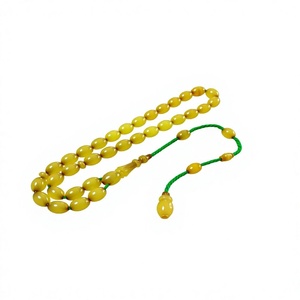 Élégantes perles de prière islamiques en résine écologiques faites à la main, chapelet musulman Misbaha pour la prière quotidienne - Product Image 5