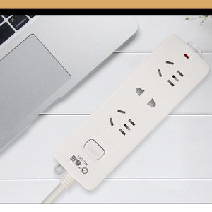 Power <b>Strip</b> XC-001 3 Outlets <b>Copper</b> Wire Safety Door Home Use - Product Image 5