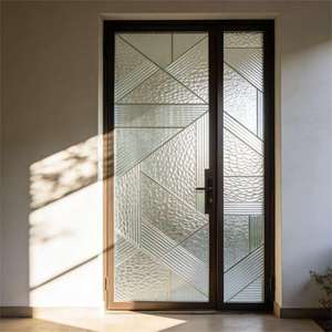 Offre Spéciale Verre Décoratif Solide Texturé et à Motifs Transparent Thermofusible de 5mm, 8mm, 10mm, 12mm pour Mur Rideau - Product Image 4