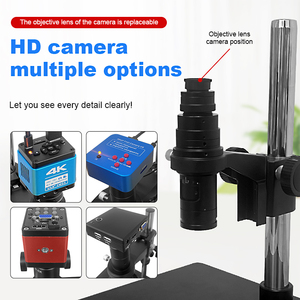 Microscope électronique numérique haute définition 1080p à très grande profondeur de champ avec grossissement 23X-193X, affichage LED classé IP54 - Product Image 4