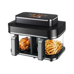Anbo NOUVEAU Four à Friture à Air Chaud Intelligent 6L 1600W avec Panier en Verre, Commande Numérique, Grill, Sans Huile, Amovible, pour Cuisine Domestique, OEM - Product Image 6