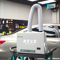 Diffuseur d'aromathérapie automatique à brancher pour usage commercial |   Spray désinfectant et stérilisant à pH neutre pour l'air frais de 7 jours, application en 5 minutes, idéal pour les stations de lavage automobile