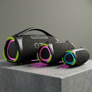 Subwoofer actif de la série Family OEM pour cinéma maison, basses profondes, son surround, lumière RGB, pour fêtes en extérieur, IPX7 - Product Image 1