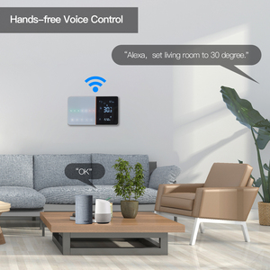 Thermostat de chauffage WiFi programmable MOES Tuya, régulateur de température ambiante avec commande manuelle coulissante - Product Image 5