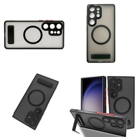 Étui magnétique givré Business avec béquille pour Samsung Galaxy S23 Ultra S25 S24 S26 S22 – Coque de protection élégante et robuste