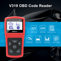 Herramienta de diagnóstico automático OBD2, escáner OBD completo con 2 modos, varios idiomas, lector de código de diagnóstico de coche V319