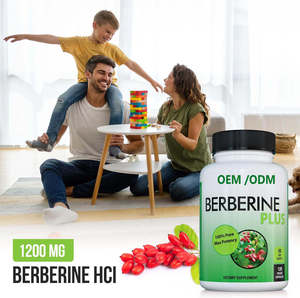 Cápsulas de berberina personalizadas, extracto de hierbas, clorhidrato de berberina de 1000 mg, suplemento natural, cápsulas de berberina - Product Image 2