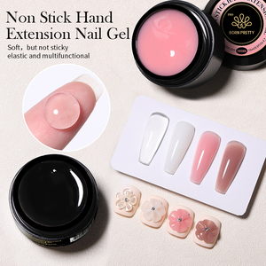 BORN PRETTY PRO Tarro sin Hema de 15ml sin toallitas para constructor de Gel de flores Gel de extensión de <span class=keywords><strong>uñas</strong></span> sólido suave no pegajoso OEM para arte de <span class=keywords><strong>uñas</strong></span> 3D - Product Image 6