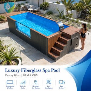 <span class=keywords><strong>Piscine</strong></span> en fibre de verre pour hôtels, <span class=keywords><strong>piscine</strong></span> hors sol pour hôtel, villa, jardin, usage commercial - Product Image 6
