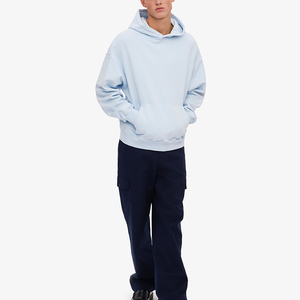 เสื้อมีฮู้ดผ้าฝ้ายตามสั่งสำหรับผู้ชายและผู้หญิงเสื้อมีฮู้ดแบบสวมหัวรุ่นเฮฟวีเวตใส่ได้ทั้งชายและหญิง - Product Image 6