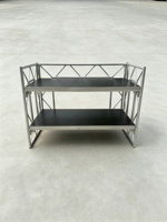 Table de DJ modulaire portable en alliage d'aluminium avec une capacité de 300 kg