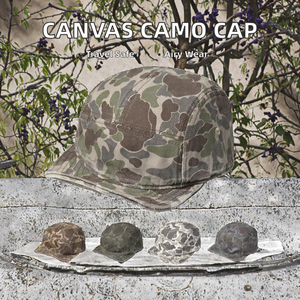 Gorra de Camuflaje de Lona de Alta Calidad con Cierre de Hebilla Metálica, Visera Curva, Sin Estructura, para Uso Diario y Actividades al Aire Libre - Product Image 2