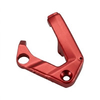 Bras de commande asymétrique en acier inoxydable usiné CNC de précision avec certification ISO 9001 pour transmission de vélo électrique et fixation sur cadre de transport