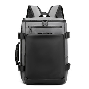 Custom Waterproof Durable Carry Luggage Large Capacity <b>Weekender</b> Business School Travel <b>Suitcase</b> Laptop Backpack USB Zipper - Product Image 1
