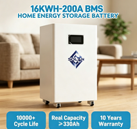 Système de stockage de batterie solaire pour appareils ménagers SOLAN haute compatibilité 51,2 V 314 Ah 16 kW LiFePO4