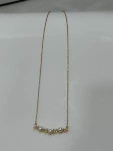 Collar con Colgante de Perla Natural de Agua Dulce, Estilo Simple y Moderno, Chapado en Oro de 18k, Regalo para Mujer, Imprescindible - Product Image 5