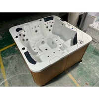 Pour les complexes hôteliers : Baignoire de massage par hydrothérapie avec jets d'eau, jacuzzi gonflable
