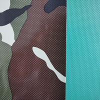 Tissu PVC camouflage numérique pour construction tendue, matériau couleur personnalisée
