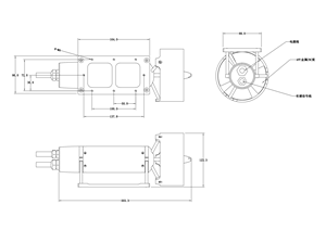 Propulsor ROV <span class=keywords><strong>TD</strong></span> 30 SENSOR de 100m, Resistente al Agua, con 29kg de Empuje, Sistema de Propulsión Marina para AUV, USV, Investigación y Robots Submarinos (Venta al Por Mayor) - Product Image 6