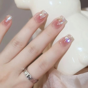 Handmade Móng Tay Cao-End Ngắn Phong Cách 2025 Nghệ Thuật Mới Hoàn Thành Mặc Dán Có Thể Tháo Rời Móng Tay Mẹo - Product Image 2