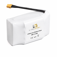 Paket Baterai Lithium Ion Standar Eropa 10S2P 36V 4.4Ah 18650 2000 Siklus untuk Mobil Keseimbangan Listrik E-Scooter