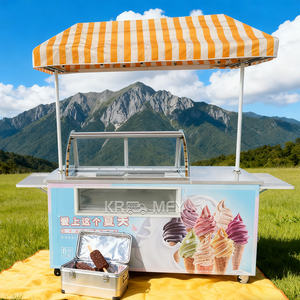 Camion électrique mobile 2025, norme européenne, nourriture à vendre, chariot à glaces BBQ, chariot de vente de hot-dogs rapide - Product Image 1