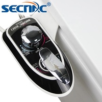 Ensemble de toilettes WC bidet à jet vertical moderne en ABS à nettoyage automatique ultra fin à buse unique, eau douce, non électrique, mécanique