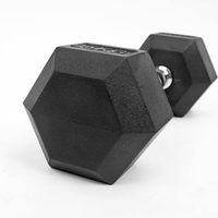 Ensemble d'haltères hexagonales recouvertes de caoutchouc de qualité supérieure, poids en fonte robustes de 1 à 50 kg pour le crossfit, la musculation, l'haltérophilie et l'entraînement