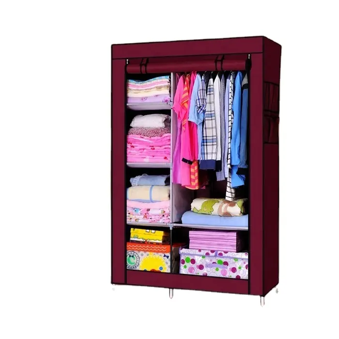 Прочный двухцветный складной пластиковый шкаф для одежды