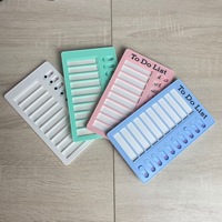 Tableau de liste de contrôle en plastique auto-discipliné pour enfants à faire liste bloc-notes pour former de bonnes habitudes