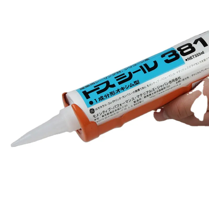 Ge381 nóng bán silicon dính nhanh chóng làm khô không thấm nước Silicone sealant cho giày dép & da