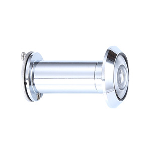 Mirilla para Puerta de Aleación de Zinc con Cristal, Diseño Moderno para el Hogar, Cubierta Trasera Negra, Ajustable, Alta Definición, 1 Año de Garantía GQK - Product Image 2