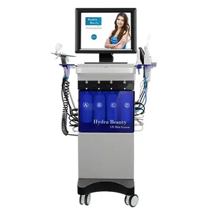 2023 10 in 1 sichtbare Gesichts maschine mit Haut analysator Hydra Beauty Skin System Hydro derma brasion Maschine