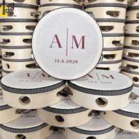 Tambourin personnalisé de 6 pouces pour mariage, église, fête, jouet musical, bruiteur, cadeau pour invités