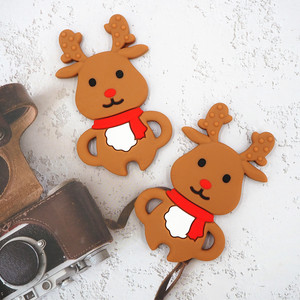 Collar de Silicona con Forma de Reno Navideño de Grado Alimenticio, el Más Vendido, <span class=keywords><strong>para</strong></span> la Dentición de Bebés - Product Image 2