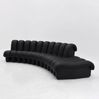 Canapé modulaire nordique YOUTAI, nouveau, en cuir irrégulier, avec cadre en bois massif, pour salon
