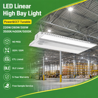 Lámpara LED Lineal de Alta Potencia para Almacenes, 300W, con Garantía de 5 Años, Luminaria LED Lineal de Aluminio