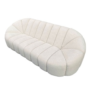 2019 Tùy Chỉnh Nội Thất Nội Thất Phòng Khách Khách Sạn Kinh Doanh Kim Loại Gạo Trắng Giải Trí Vải Bắc Âu Hiện Đại Kết Hợp <span class=keywords><strong>Sofa</strong></span> - Product Image 1