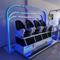 Station de jeu de réalité virtuelle 3D, zone de jeu VR 9D, équipement de parc d'attractions, arène de parc à thème VR