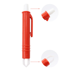 Lápiz removedor de garrapatas para perros, herramienta de plástico para cortar pulgas y garrapatas, rojo, azul, verde - Product Image 2