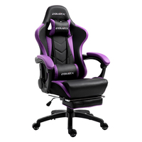 Chaise de jeu bon marché en cuir à mémoire de forme oreiller chaises de jeu pour PC style course bureau ordinateur voiture de course avec roues chaise de jeu