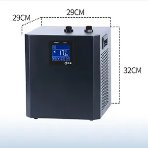 Máquina portátil de resfriamento de água com controle automático, refrigerador de banho de gelo com filtro para banho de gelo