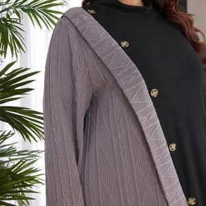 Nouvelle robe Abaya tendance à motifs tendance pour femmes musulmanes, robe décontractée pour tous les jours, tissu de haute qualité, modeste - Product Image 2